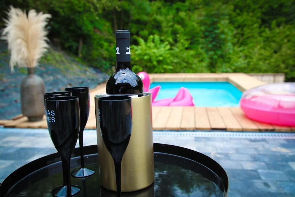 Buenas Noches Villa Standing Piscine & Wellness Boncelles Exteriör bild