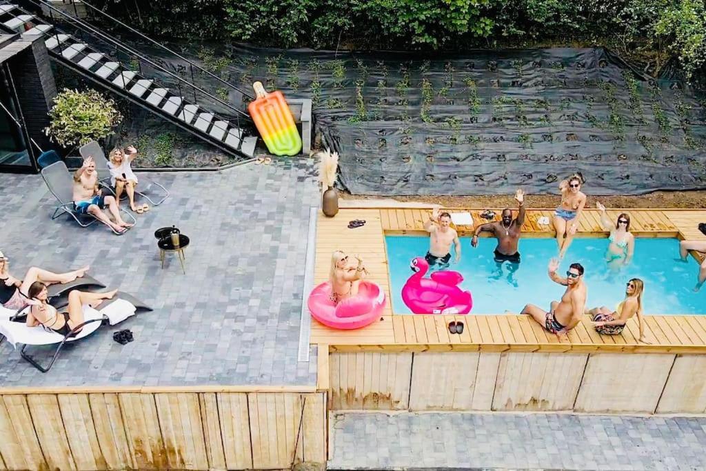 Buenas Noches Villa Standing Piscine & Wellness Boncelles Exteriör bild