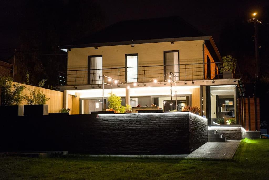 Buenas Noches Villa Standing Piscine & Wellness Boncelles Exteriör bild